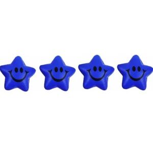 Mini star stress balls, 4 count